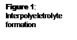 Text Box: Figure 1: Interpolyeletrolyte formation