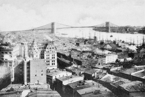 NEW YORK AND THE BROOKLYN BRIDGE