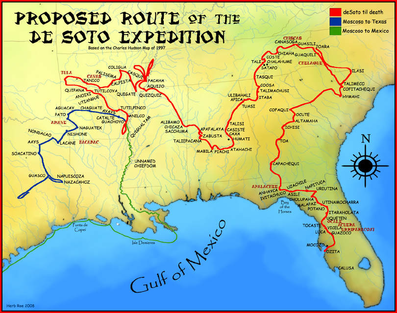 De Soto Exploration
          Map.