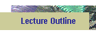 Lecture Outline