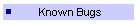 Known Bugs