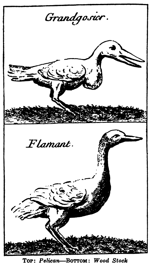 TOP: Pelican  —  BOTTOM: Wood Stock (on p. 260)